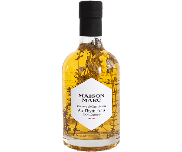 Vinaigre de Chardonnay au thym frais - Maison Marc