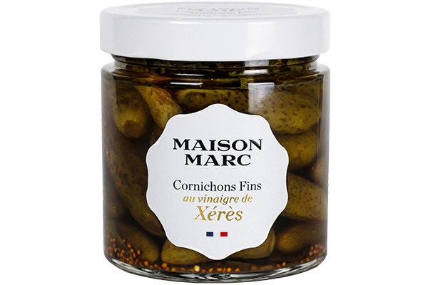 Cornichons fins au vinaigre de Xérès - Maison Marc