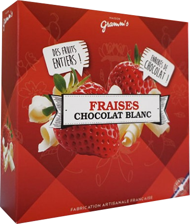 Craquants fraises chocolat blanc