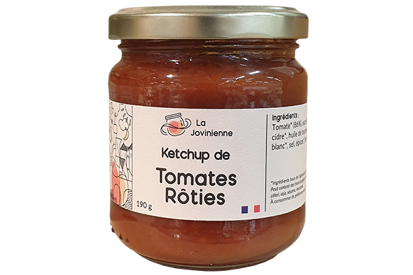 Ketchup Bio de tomates rôties - La Jovinienne