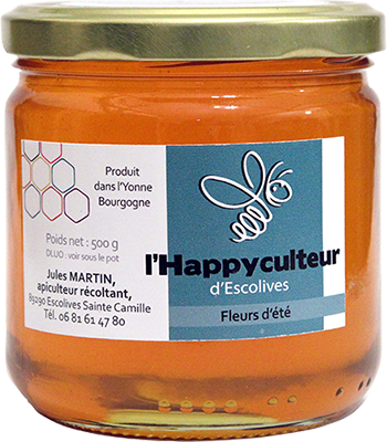 Miel de fleurs d'été - L'Happyculteur