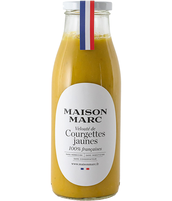 Velouté de courgettes jaunes - Maison Marc