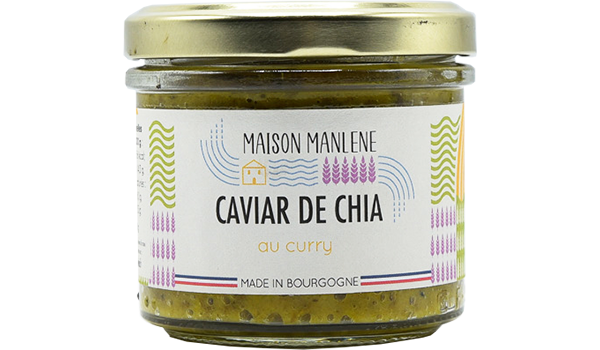 Caviar de chia au curry