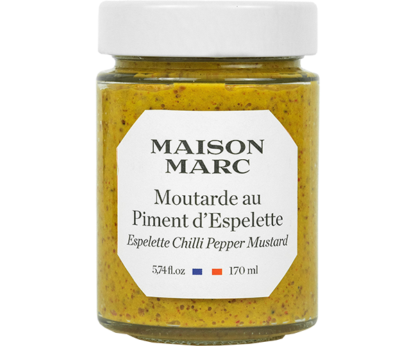 Moutarde au piment d'Espelette Maison Marc